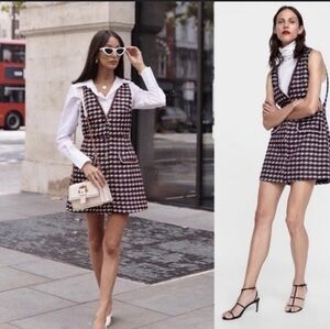 LAST CHANCE Gucci vibes tweed pinafore